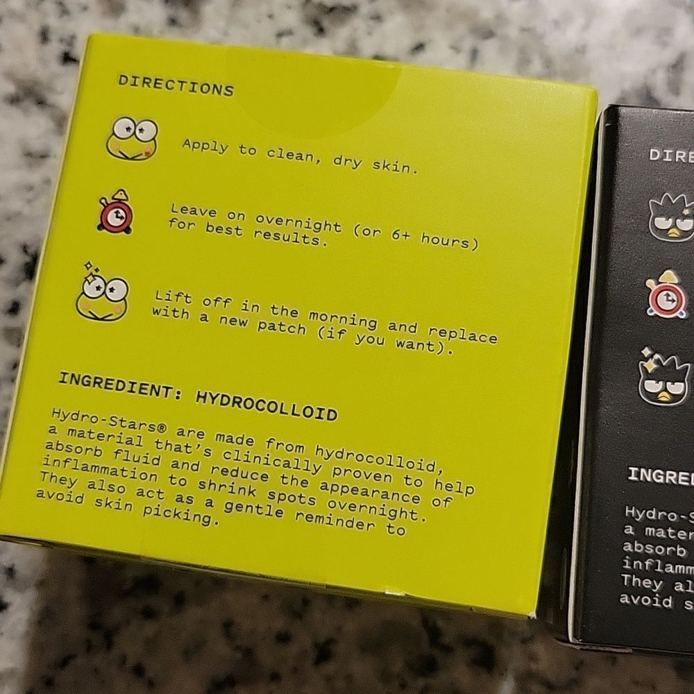 Badtz-Maru and Kerroppi Starface Pimple Patches Compacts and 1 refill - Picture 7 of 7